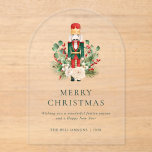 Kerstnotenkraker groen feest acryl uitnodigingen<br><div class="desc">Breng feestelijke juichen aan uw feestdagen met onze betoverende kerstgroet, met een grillige notenkraker en weelderig groen motief. Deze charmante warme vakantie groeten, creëer een magische sfeer. Perfect voor een onvergetelijke kerstgroet of het delen van vreugde met geliefden in de buurt en ver weg, deze prachtige kaart zal uw festiviteiten...</div>