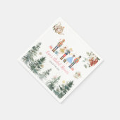 Kerstnotenkraker Kerst Bruiloft Thee Papieren serv Servet (Hoek)