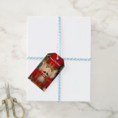 Kerstnotenkraker Kerstfavoriet Cadeaulabel (Met Touw)