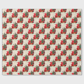 Kerstnotenkraker Kerstmis Cadeaupapier (Vlak)