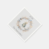 Kerstnotenkraker Muizenkoning Waterverf Servet (Hoek)