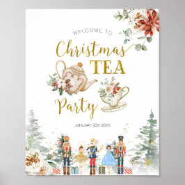 Kerstnotenkraker Vrijgezellenfeest Tea Welkom Poster