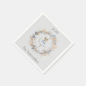 Kerstnotenkraker Waterverf Ballerina Servet (Hoek)