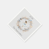 Kerstnotenkraker Waterverf Ballerina Servet (Hoek)