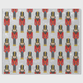 Kerstnotenkraker Xmas Soldier Cadeaupapier (Vlak)