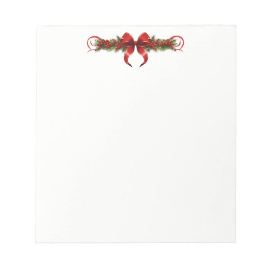 Kerstnotitieblok Notitieblok (Voorkant)