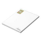 KerstNotitieblok Watermeloen White Bow Notitieblok (Linkerzijde)