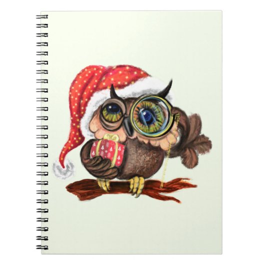 kerstNotitieboek Baby in Pet met cadeaus Notitieboek (Voorkant)