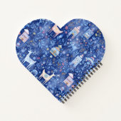 Kerstnotitieboek – Fantasievol spiraalontwerp Notitieboek (Achterkant)