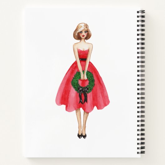 kerstnotitieboek notitieboek (Achterkant)