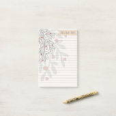Kerstnotities abstracte maretak tekening post-it® notes (Op bureau)