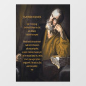 Kerstnovene van Sint-Andreas Raamsticker (Vel)