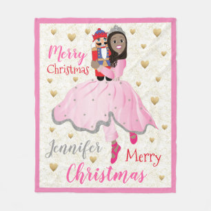kerstNutkraker Ballet Fleece Blanket/Medium