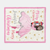 kerstNutkraker Ballet Fleece Blanket/Medium (Voorkant (Horizontaal))