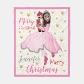 kerstNutkraker Ballet Fleece Blanket/Medium Deken (Voorkant)