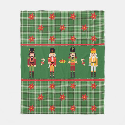 kerstNutkraker Fleece Blanket Deken (Voorkant)