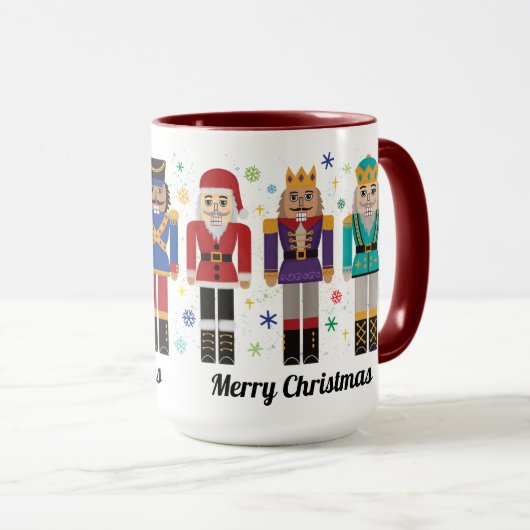 kerstNutkraker Holiday Speelgoed Soldaat Mok (Voorkant rechts)