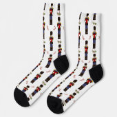 kerstNutkraker Speelgoed Soldaat Crew Socks Sokken (Links)