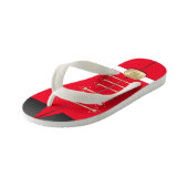 kerstNutkraker Speelgoed Soldaat Monogram Festive Kinder Teenslippers (Schuin)