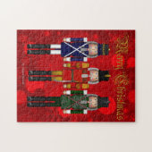 KerstNutkraker Trio-Jigzaag Puzzle Legpuzzel (Horizontaal)