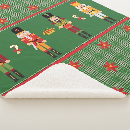 KerstNutkrakers Sherpa Fleece Blanket Sherpa Deken (3/4)