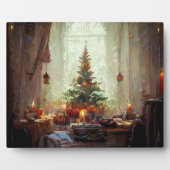 Kerstochtend, 8 uur en 10 uur met esel fotoplaat (Voorkant)