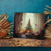 Kerstochtend, 8 uur en 10 uur met esel fotoplaat (Zijkant)