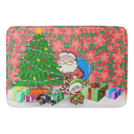 Kerstochtend Badmat