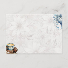 Kerstochtend Basic Blank Recept Kaart