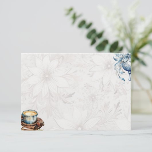 Kerstochtend Basic Blank Recept Kaart (Staand voorkant)