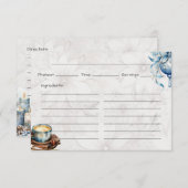 Kerstochtend Basis Recept Kaart (Voorkant / Achterkant)