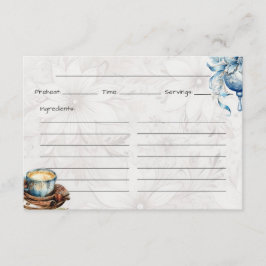 Kerstochtend Basis Recept Kaart