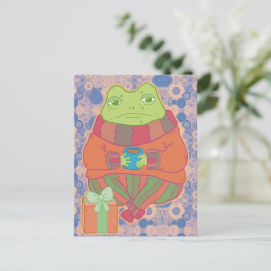 Kerstochtend Briefkaart (Staand voorkant)