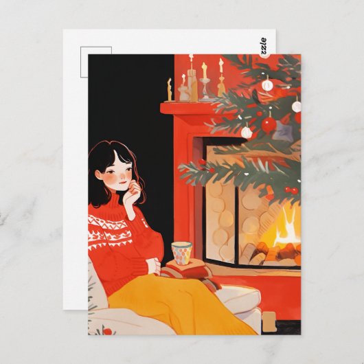 Kerstochtend Briefkaart (Voorkant / Achterkant)