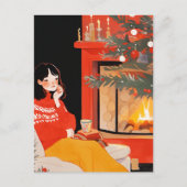 Kerstochtend Briefkaart (Voorkant)