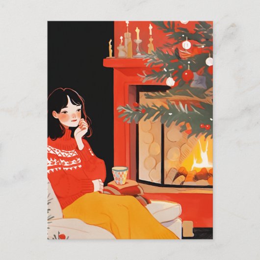 Kerstochtend Briefkaart (Voorkant)