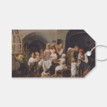 Kerstochtend (door Ferdinand Georg Waldmüller)