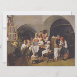 Kerstochtend (door Ferdinand Georg Waldmüller) Kaart