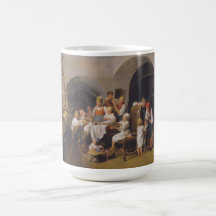 Kerstochtend (door Ferdinand Georg Waldmüller)