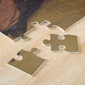 Kerstochtend (door Ferdinand Georg Waldmüller) Legpuzzel (Zijkant)