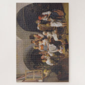 Kerstochtend (door Ferdinand Georg Waldmüller) Legpuzzel (Verticaal)