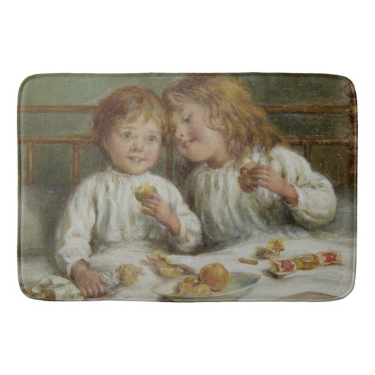 Kerstochtend (door Joseph Clark) Badmat (Voorkant)