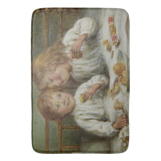 Kerstochtend (door Joseph Clark) Badmat (Voorkant Verticaal)