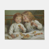 Kerstochtend (door Joseph Clark) Deurmat (Voorkant)