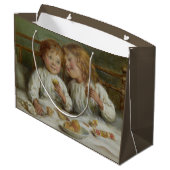 Kerstochtend (door Joseph Clark) Groot Cadeauzakje (Achterkant Gekanteld)