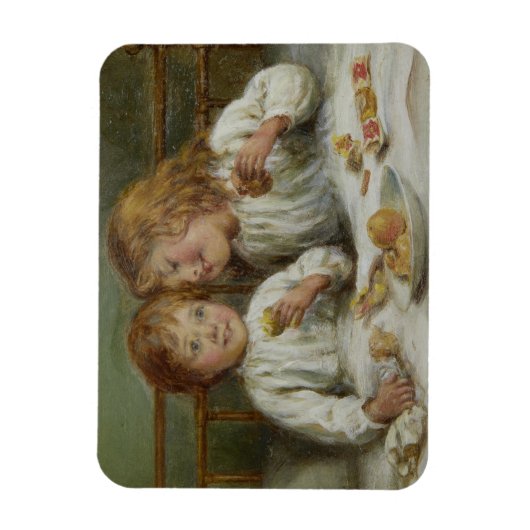 Kerstochtend (door Joseph Clark) Magneet (Verticaal)