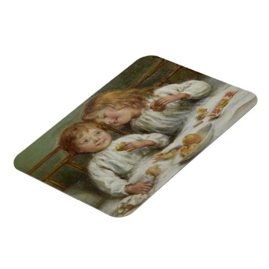 Kerstochtend (door Joseph Clark) Magneet (Linkerzijde)