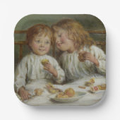 Kerstochtend (door Joseph Clark) Papieren Bordje (Voorkant)