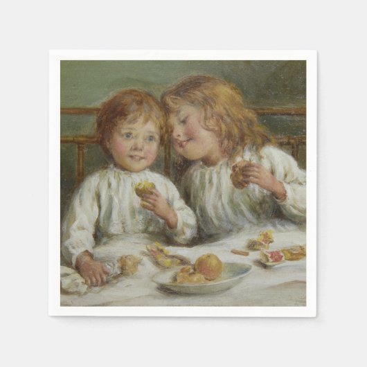 Kerstochtend (door Joseph Clark) Servet (Voorkant)