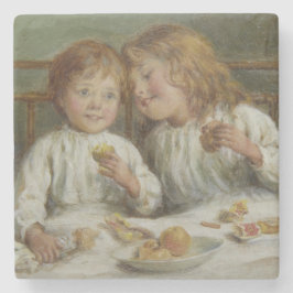 Kerstochtend (door Joseph Clark) Stenen Onderzetter